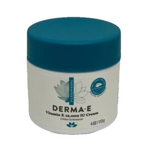 NEW Derma E Vitamin E 12 000 IU Creme 4 oz 113 g Cruelty-Free, EcoFriendly